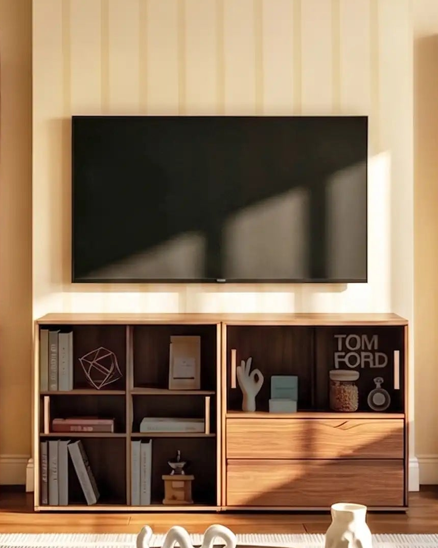 Plato Solid Wood Bookcase | Soho TV Console Set | | KUMO HOME