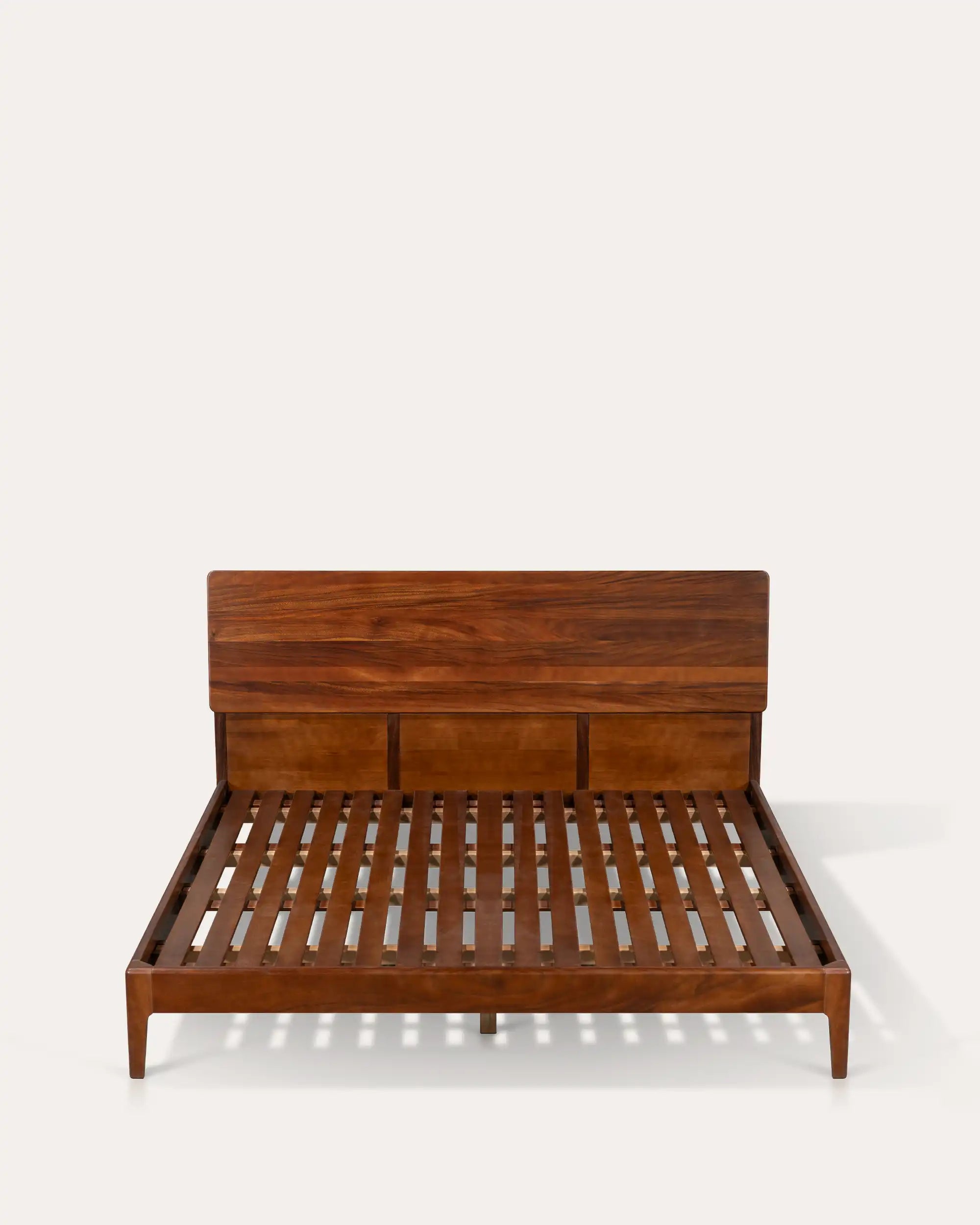 Horizon Walnut Sanctuary Bed - at KUMO HOME