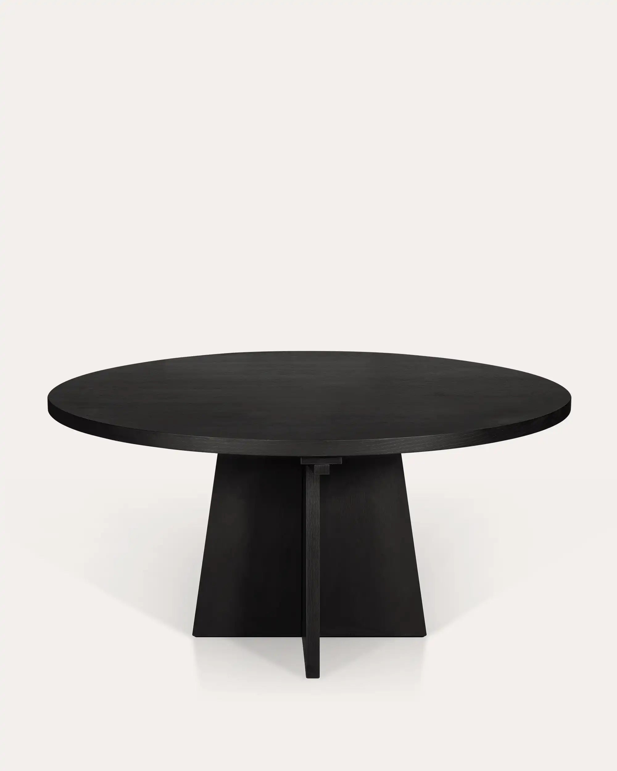 Black Round Dining Table - at KUMO HOME