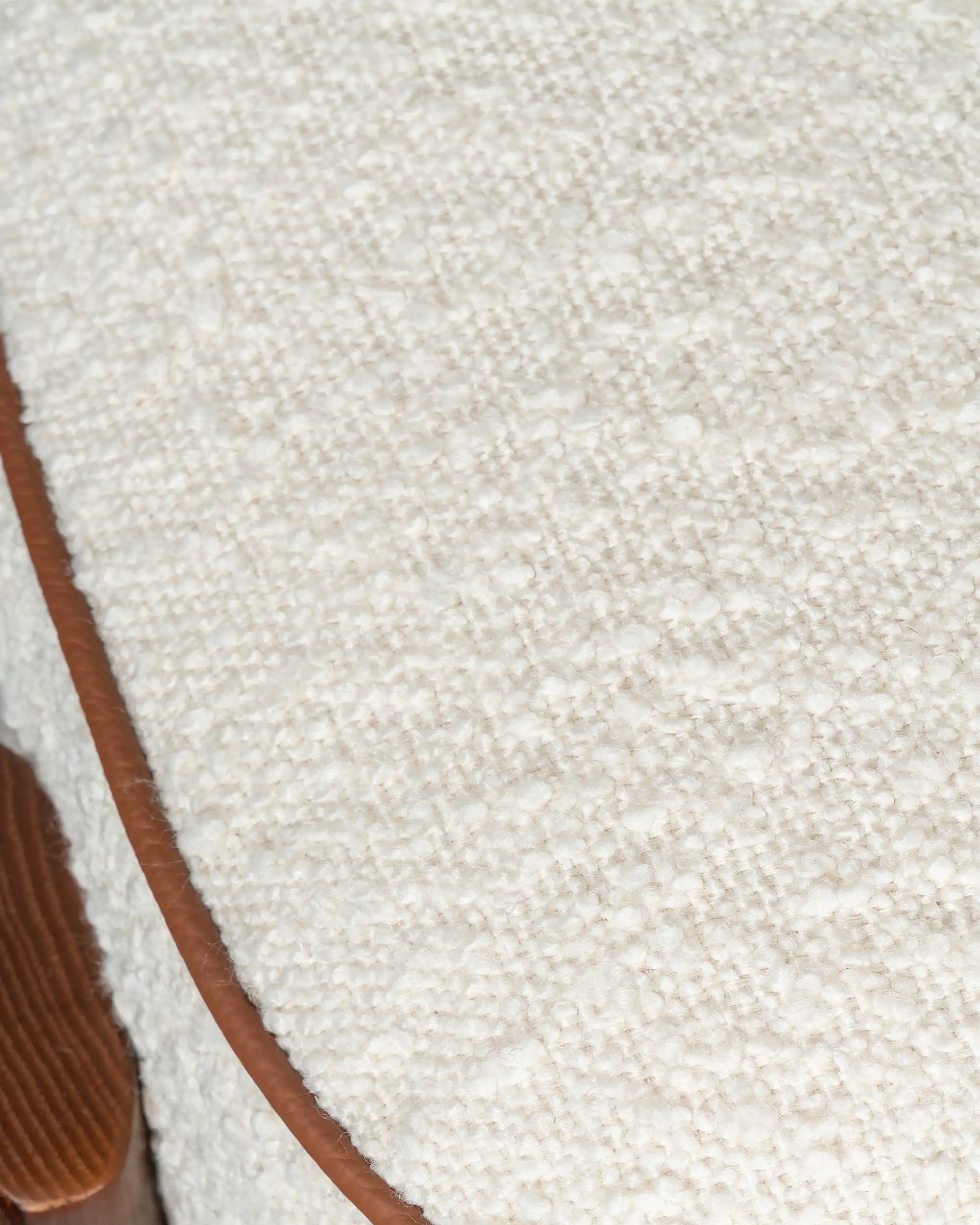 Amber Boucle Dining Chair - at KUMO HOME