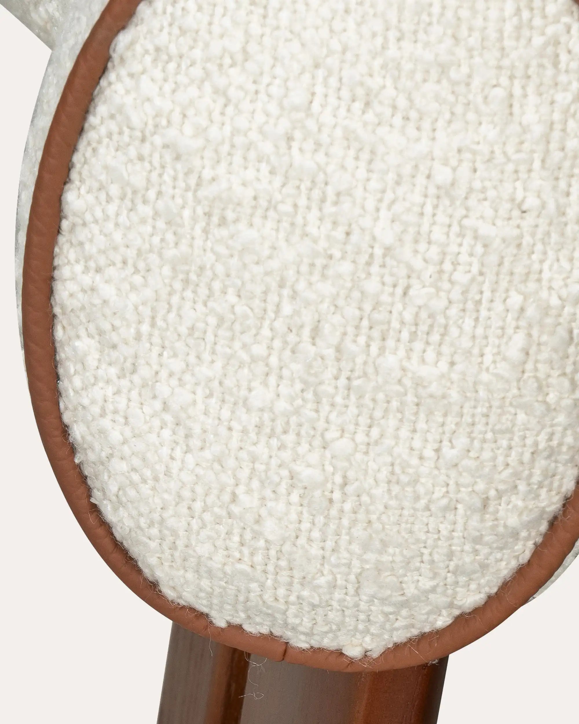 Amber Boucle Dining Chair - at KUMO HOME