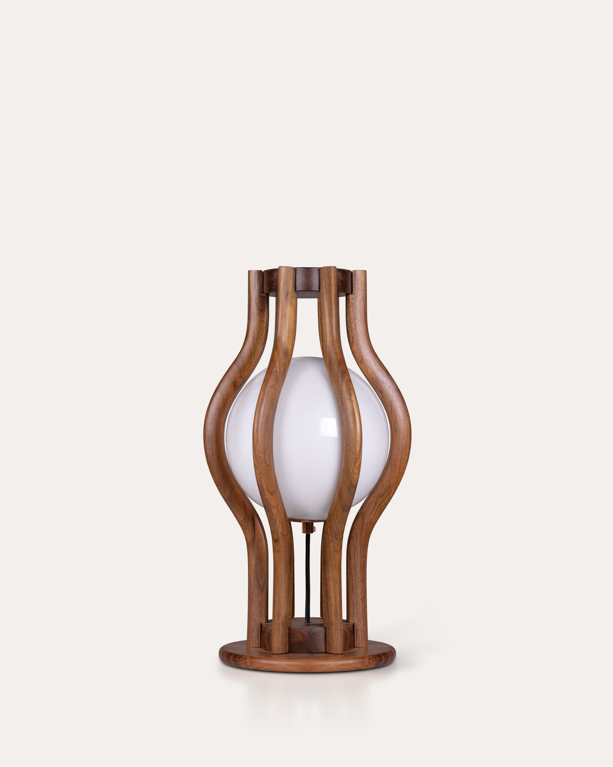 Lunar Walnut Lamp