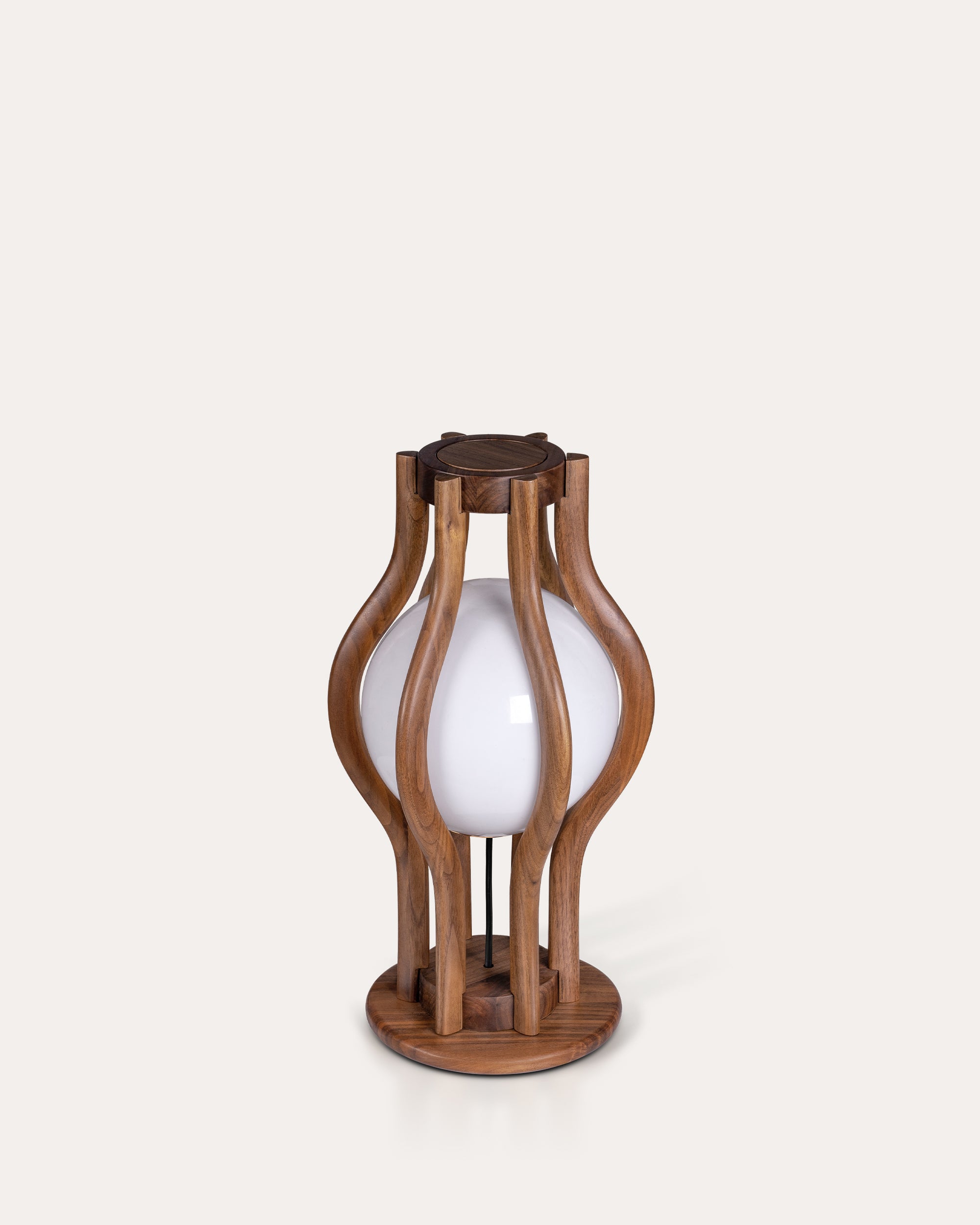 Lunar Walnut Lamp