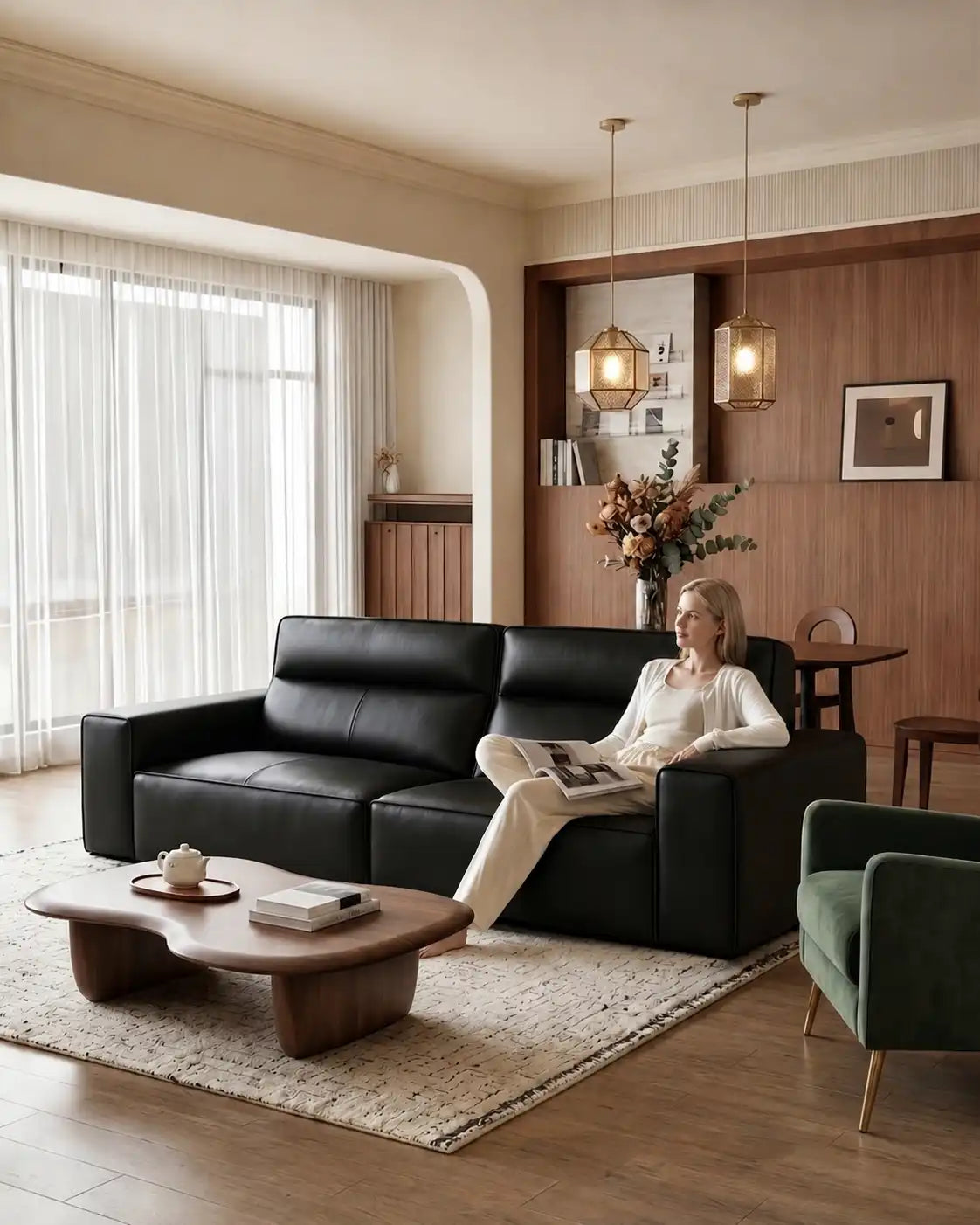 Verona High-Back Sofa | Top-Grain Leather | KUMO HOME | | KUMO HOME DEAL