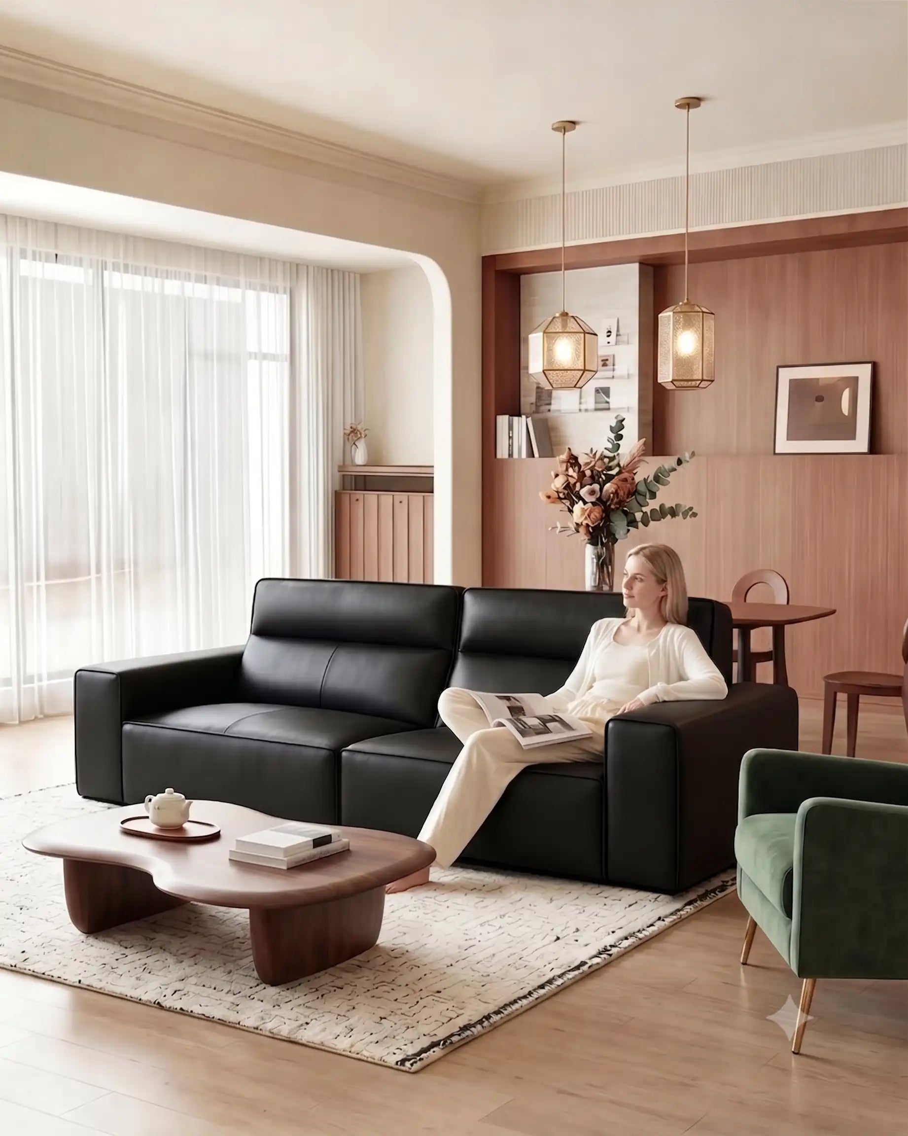 Verona High-Back Sofa | Top-Grain Leather | KUMO HOME | | KUMO HOME DEAL