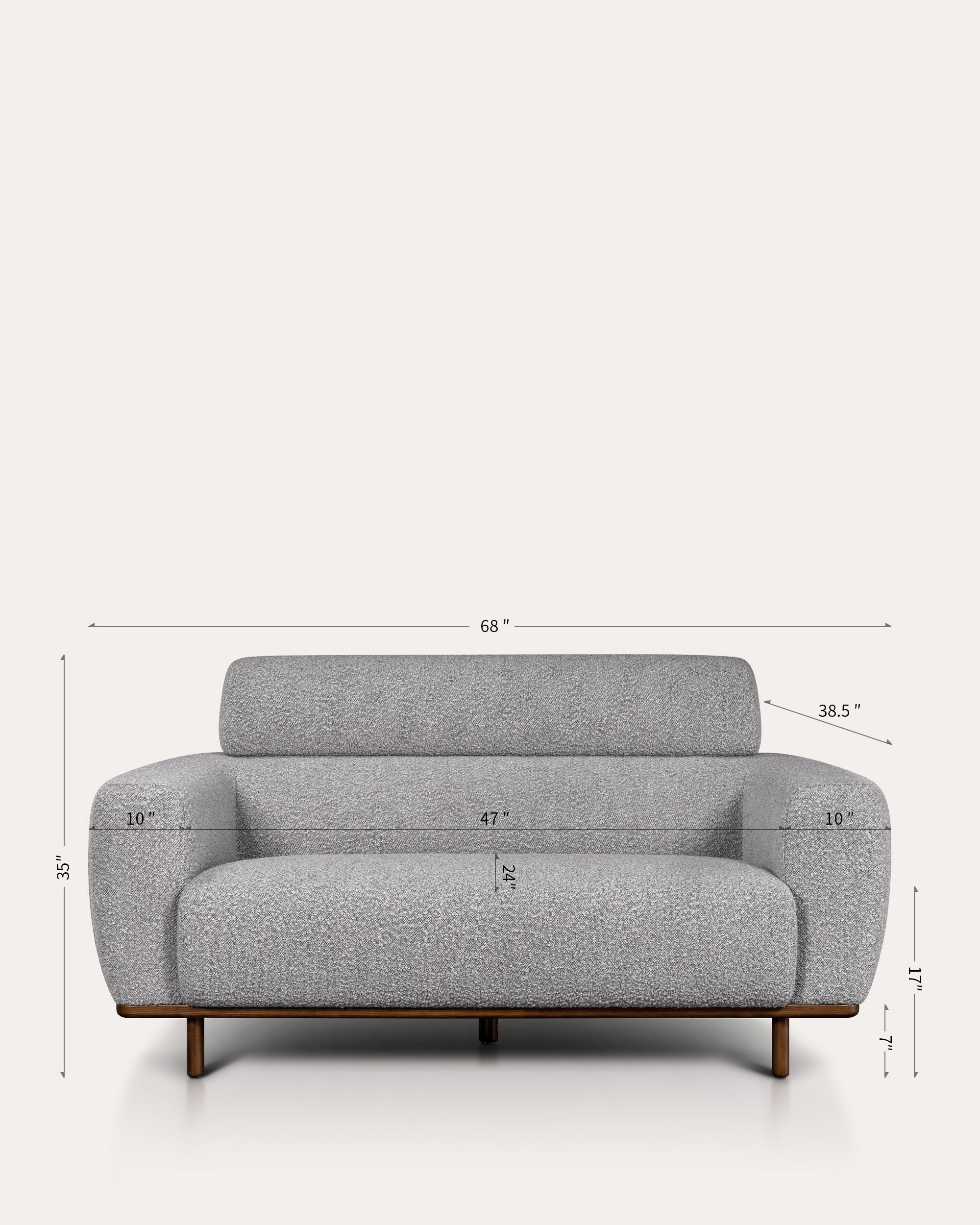 Scandi Minimalist Sofa