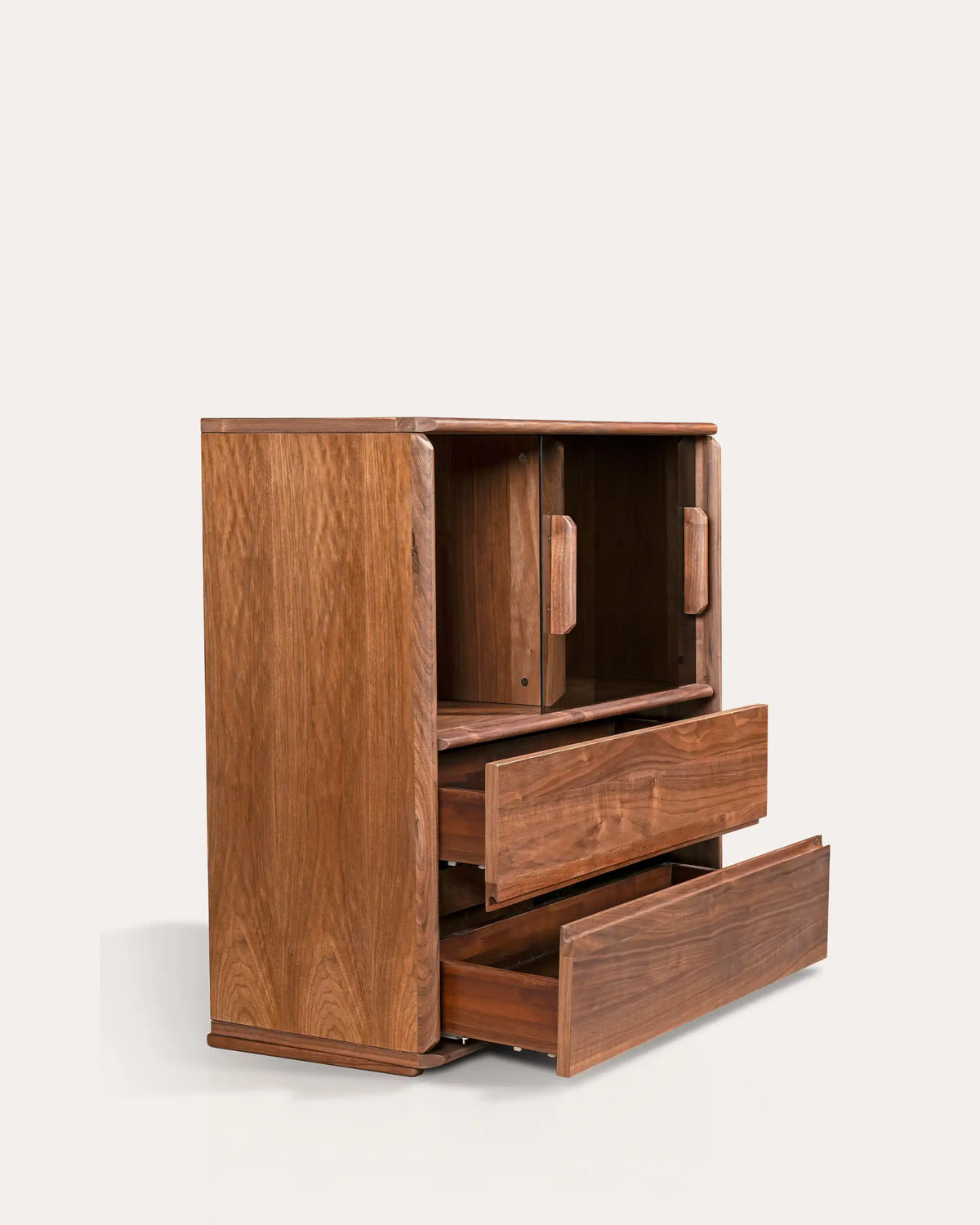 Soho Walnut Bookcase | Modular Design - Drawer Bookcase | | KUMO HOME