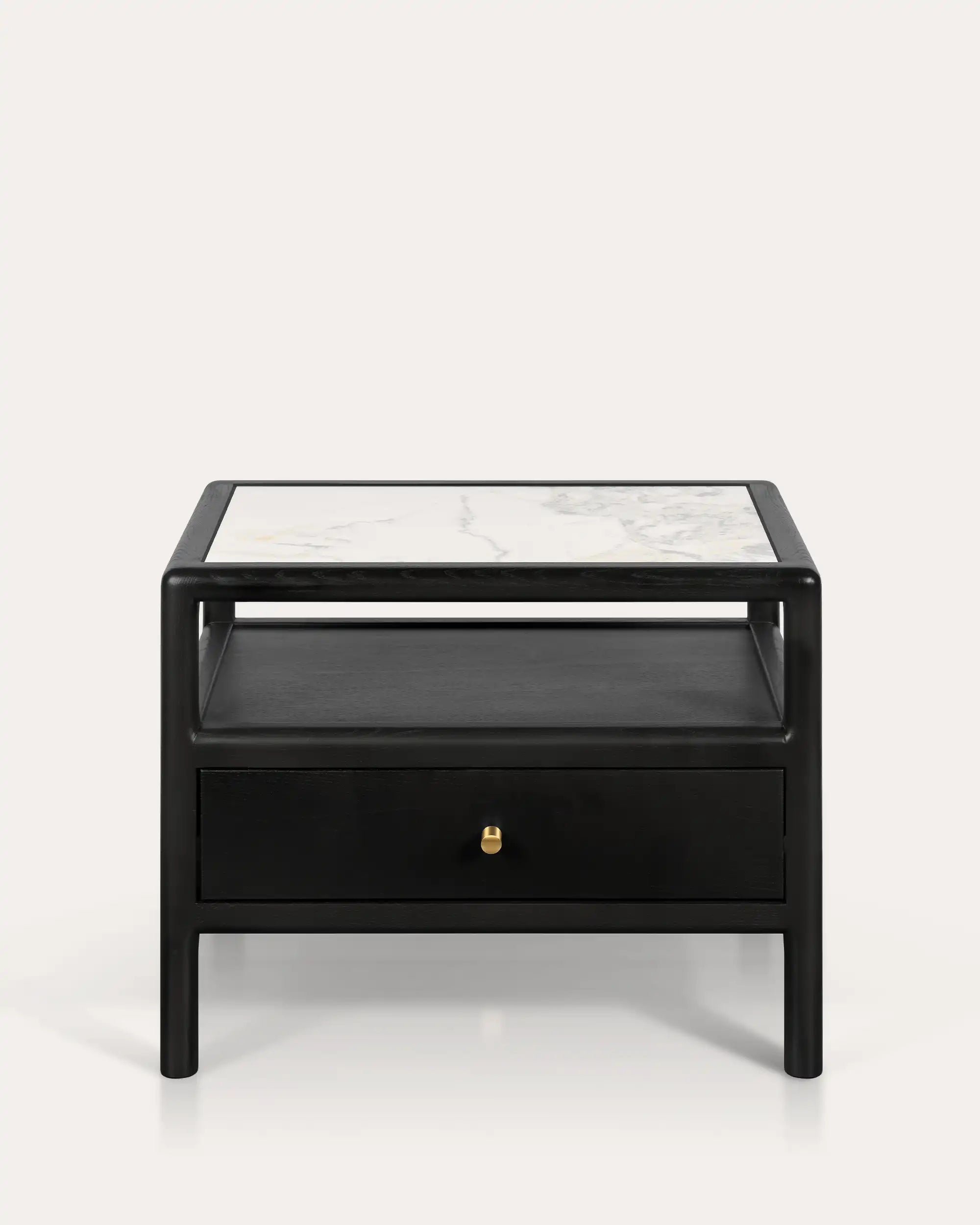 Nueva Nightstand - Black - at KUMO HOME